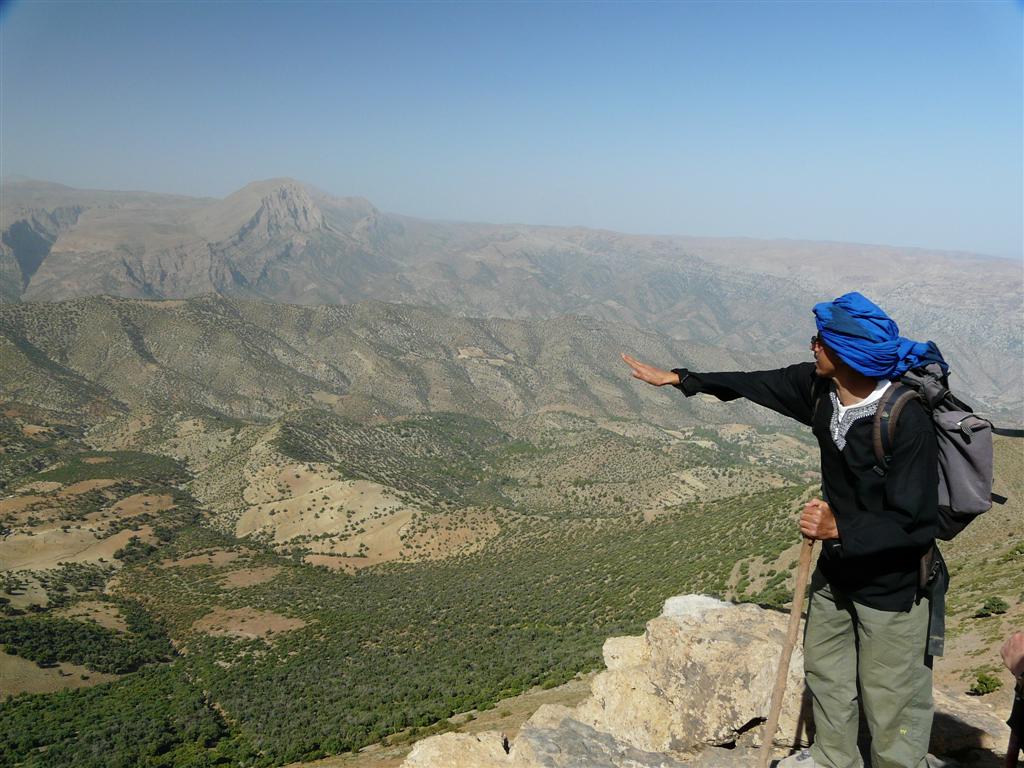 Le Djebel Aroudane (la montagne en forme de demi-lune)