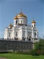 La cathdrale du Christ-Sauveur, orthodoxe, trs grande, bien charge  l