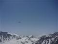 Un aigle, un des quelques animaux sauvage que nous pourrons apercevoir, avec 2 belettes. Aucune marmotte, ni chamois, ni bouquetin