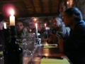Le soir excellent resto  la Bergerie des Prioux (raclette au feu de bois) pour tenter de se scher d